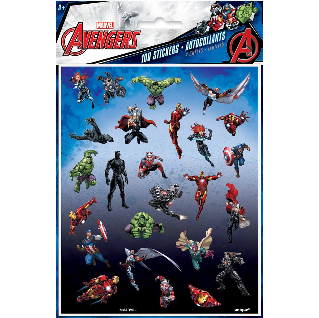 avengers stickers avengers party favors
